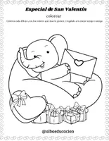 Vista previa - Manualidades / Dibujos para colorear - Especial de San Valentín colorea - página 3