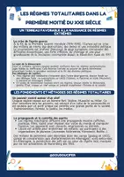 Aperçu - Fiches - Le XX e siècle - Fiche de révision au crpe - Page 1