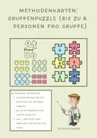 Vorschau - Präsentationen/Tafelbilder - Methodenkarten Gruppenpuzzle (bis zu 6 Personen pro Gruppe) - Deckblatt