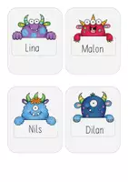 Vorschau - Bildkarten - Monsterlesen_Einsterns Schwester_bis Dd - Seite 3