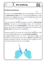 Vorschau - Arbeitsblätter - Aktive und Passive Immunisierung - Informationstext und Arbeitsblatt - Seite 1