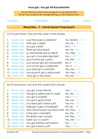 Vorschau - Arbeitsblätter - have got / has got interaktive Arbeitsblätter - Seite 2