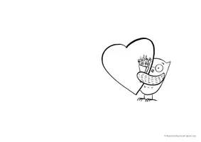 Vista previa - Manualidades / Dibujos para colorear - Valentine's Day - Poem & Craft Activity - página 3