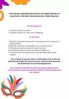 Voorbeeld - Carnaval Patroon Zoeken – Logisch Denken voor Kleuters - Pagina 1