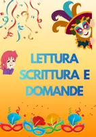 anteprima - Esercizi - IL CARNEVALE DELLE MASCHERE: lettura e scrittura - Pagina di copertina