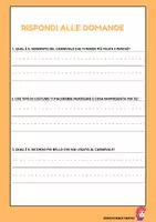 anteprima - Esercizi - IL CARNEVALE DELLE MASCHERE: lettura e scrittura - Pagina 3