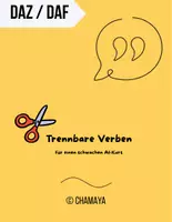 Vorschau - Fördermaterial/Inklusion - Einführung: Trennbare Verben (DaF/DaZ A1) - Deckblatt
