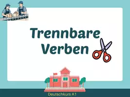 Vorschau - Fördermaterial/Inklusion - Einführung: Trennbare Verben (DaF/DaZ A1) - Seite 1