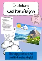 Vorschau - Arbeitsblätter - Materialpaket: Wolken (Entstehung von Wolken und Wolkenarten) - Seite 1