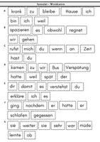 Vorschau - Arbeitsblätter - Adverbialsatz - Satzsalat - Seite 2