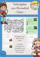 Vorschau - Stundenentwürfe - Ostern Textaufgaben Sachrechnen Wimmelbild Zahlenraum 1 Million - Deckblatt
