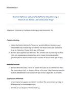 Vorschau - Klassenarbeiten - Deutschklausur Kleist Der zerbrochne Krug Erörterung eines Sachtextes - Deckblatt