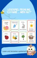 Vorschau - Spiele - Lesespiel Frühling "Ich habe ... Wer hat?" - Deckblatt