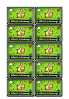 Vorschau - Bildkarten - Nonverbale Kommunikation - grüne, gelbe, rote Karte; Pausenkommunikation - Seite 2