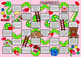 Vorschau - Unterrichtsreihen - Conversation Game VALENTINE’S DAY (Board Game) - Seite 1
