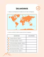 Aperçu - Préparation de séance / Séance complète - Les continents +1 fiche d'activité - Page 1