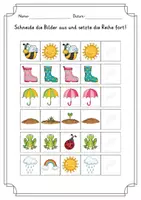 Vorschau - Arbeitsblätter - Arbeitsblätter Frühling | Vorschule | Übungsblatt - Seite 3