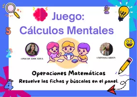 Vista previa - Juegos / Gamificación - Juego de Cálculos Mentales (Operaciones básicas) - página 1