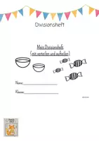 Vorschau - Arbeitsblätter - Mein Divisionsheft Kl. 2 - verteilen und aufteilen - Deckblatt