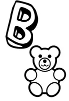 Vorschau - Mal- und Bastelvorlagen - Buchstaben und Bilder - Alphabet - Ausmalen in der Grundschule - Seite 3