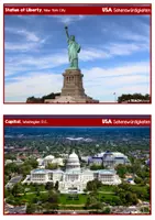 Vorschau - Arbeitsblätter - USA - Bundesstaaten/Sehenswürdigkeiten - Info- & Bildkarten - Seite 3