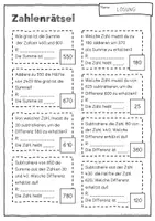 Vorschau - Unterrichtsreihen - Mathe Klasse 3 – Mega Sparpaket (Zahlenraum 1000, Arbeitsblätter, Spiele & Unterrichtsmaterial) - Seite 3