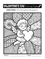 Vorschau - Arbeitsblätter - Valentine’s Day Coloring Pages Activities | Mindfulnes Art - Seite 2