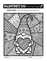 Vorschau - Arbeitsblätter - Valentine’s Day Coloring Pages Activities | Mindfulnes Art - Seite 3