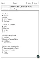 Vorschau - Arbeitsblätter - Claude Monet – Leben und Werke | Lesetext & Leseverstehen (Klasse 4–6) - Seite 3