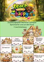 Vorschau - Spiele - Zuordnungsspiel, Lesespiel, Memorie Sprichworte rund um den Hund - Deckblatt