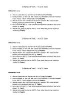 Vorschau - Arbeitsblätter - Test zum Thema ASCII-Code - Deckblatt
