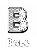 Vorschau - Mal- und Bastelvorlagen - Malvorlagen ABC Buchstaben & Wörter zum Ausmalen - Seite 3