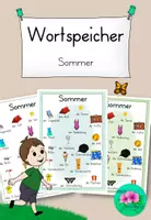 Vorschau - Merkblätter - Sommer Wortspeicher - Deckblatt