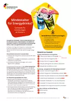 Vorschau - Arbeitsblätter - Mindestalter für Energydrinks? - Sachtexte für Erörterungen - Seite 1