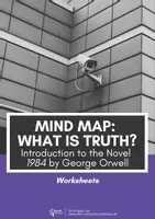 Vorschau - Arbeitsblätter - Intro "What is Truth?" Mind Map and Reflective Writing Tasks for 1984 - Novel by George Orwell - Deckblatt