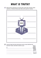 Vorschau - Arbeitsblätter - Intro "What is Truth?" Mind Map and Reflective Writing Tasks for 1984 - Novel by George Orwell - Seite 1