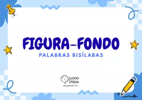 Vista previa - Refuerzo / NEE / Materiales de apoyo - FIGURA-FONDO PALABRAS 2 SÍLABAS - Portada