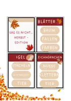 Vorschau - Spiele - Wortschatz Herbst / Sprechanlass Herbst - Seite 1
