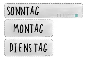 Vorschau - Bildkarten - Die Wochentage_ Bildkarten für die Grundschule - Seite 3