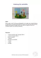 Vorschau - Mal- und Bastelvorlagen - Kunst Ostern, Pop-up Osterkarte basteln, Grundschule - Seite 3