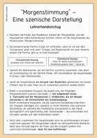 Vorschau - Arbeitsblätter - Peer Gynt - Morgenstimmung: Mitspielsatz + szenische Darstellung - Seite 2