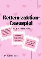 Vorschau - Spiele - Lesespiel zum Valentinstag - Deckblatt