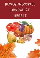Vorschau - Spiele - Bewegungsspiel Obstsalat Herbst - Deckblatt