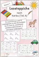 Vorschau - Arbeitsblätter - Lesen und Schreiben mit Karibu (wachsendes Materialpaket) - Deckblatt