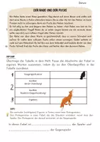 Vorschau - Arbeitsblätter - Rabe und Fuchs 🦊 - FABEL - Arbeitsblätter + Lösungen - Seite 1