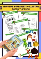 Vorschau - Arbeitsblätter - DRESS THE FROG STORYTIME WORKSHEETS COLLECTION – CLASSIC ENGLISH STORIES - Deckblatt