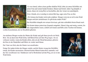 Vorschau - Mal- und Bastelvorlagen - Märchen zum Lesen & Ausmalen – Hänsel und Gretel (+ Fragen & interaktive Präsentation) - Seite 2