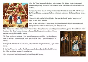 Vorschau - Mal- und Bastelvorlagen - Märchen zum Lesen & Ausmalen – Hänsel und Gretel (+ Fragen & interaktive Präsentation) - Seite 3