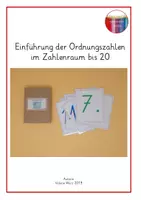 Vorschau - Spiele - Einführung der Ordnungszahlen im Zahlenraum bis 20 - Deckblatt