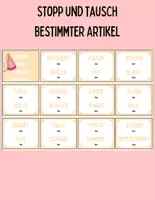 Vorschau - Spiele - Stopp und Tausch: bestimmter Artikel - Deckblatt
